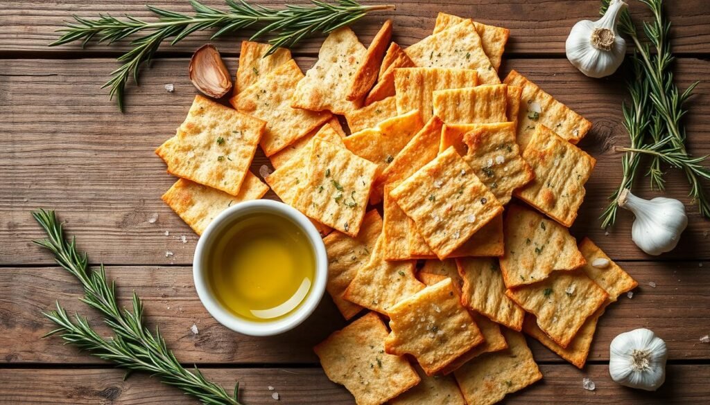 Sourdough discard crackers