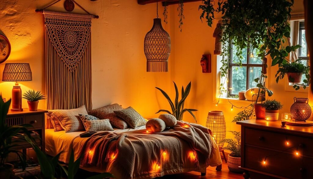 boho bedroom lighting ideas