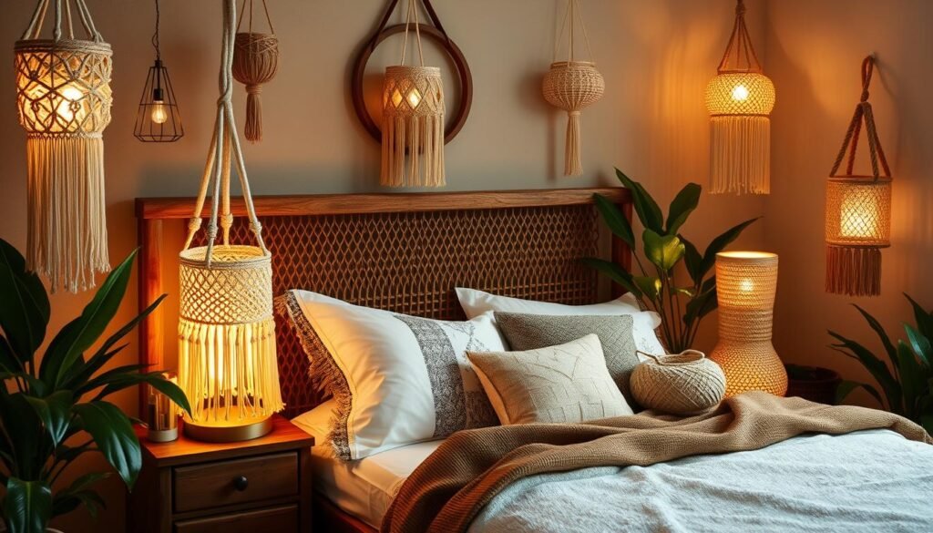 boho bedside lamps