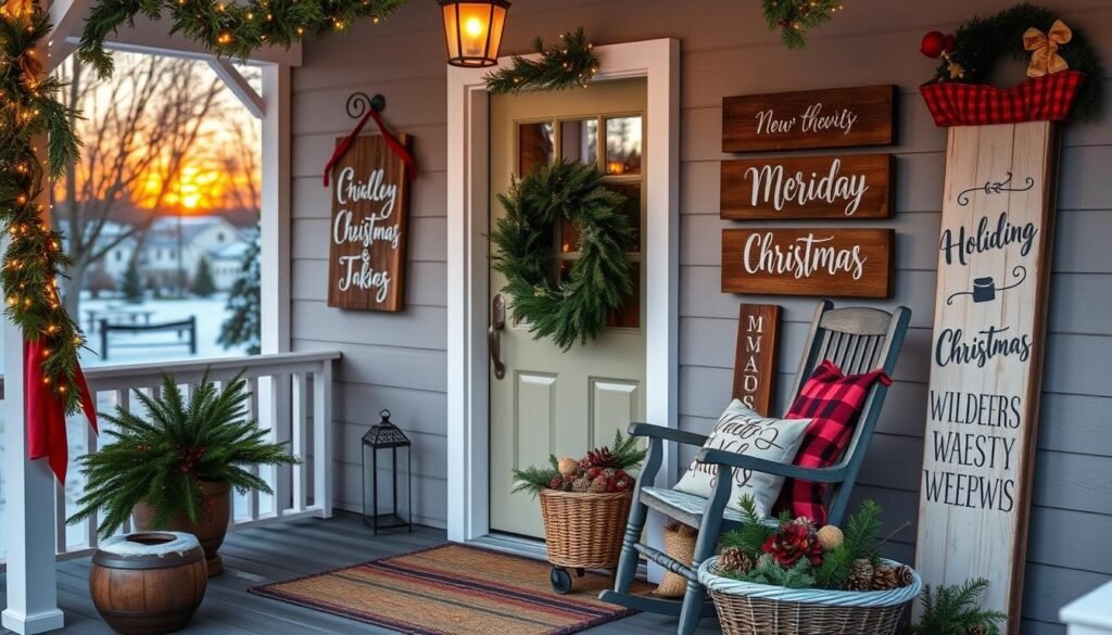 christmas porch signs