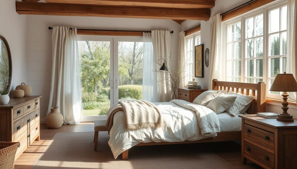 farmhouse style bedroom decor