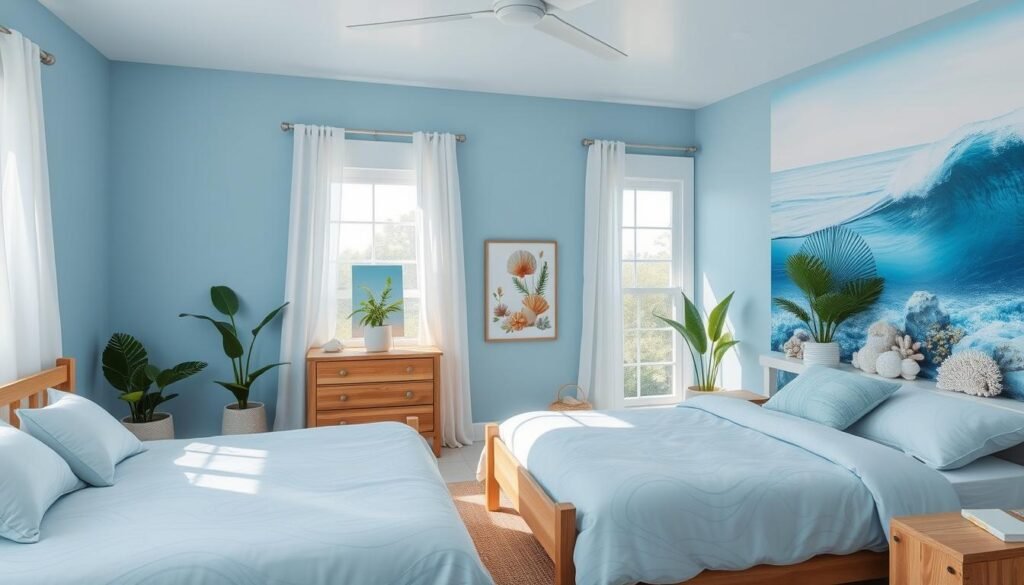 ocean inspired bedroom