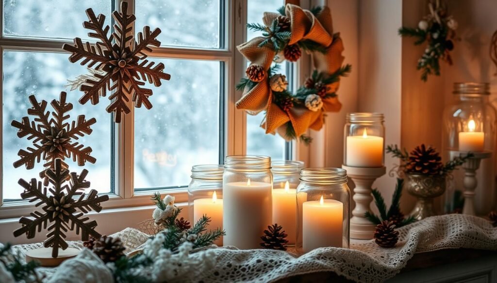 rustic winter crafts