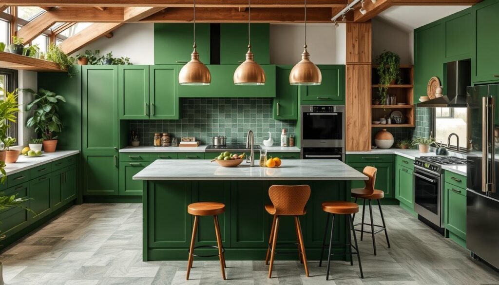 15 green kitchen designs