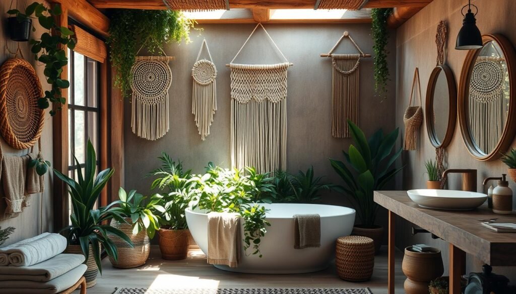 boho decor bathroom design