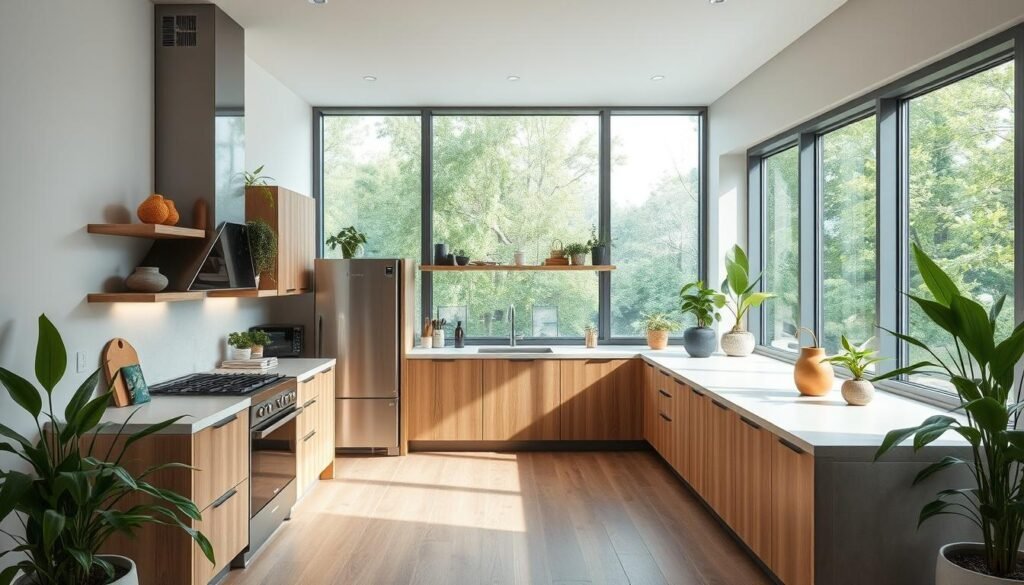 energy-efficient kitchen layouts