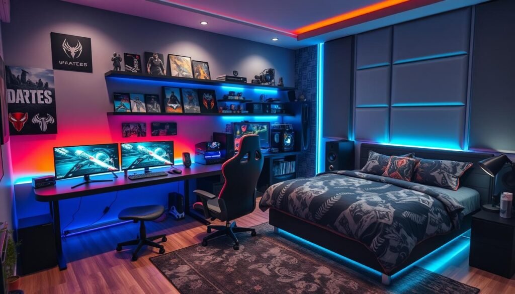 gaming bedroom