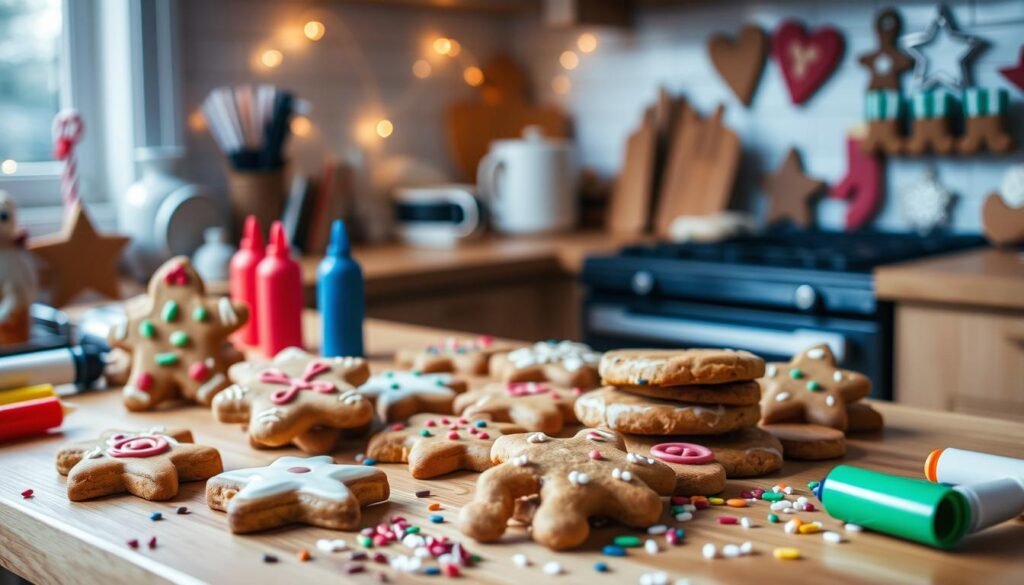 gingerbread cookie decorating