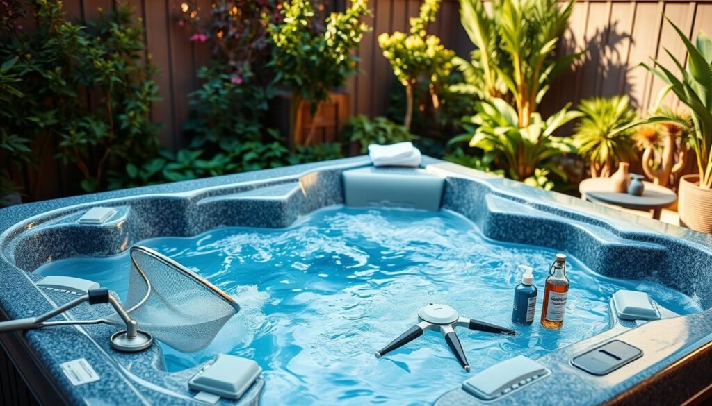 hot tub upkeep