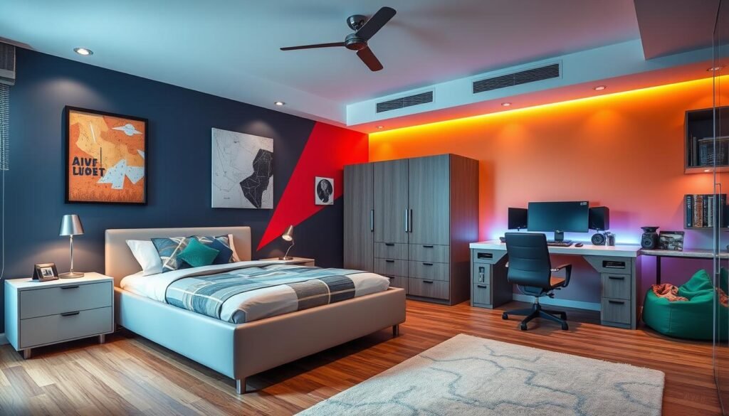 modern boy bedroom