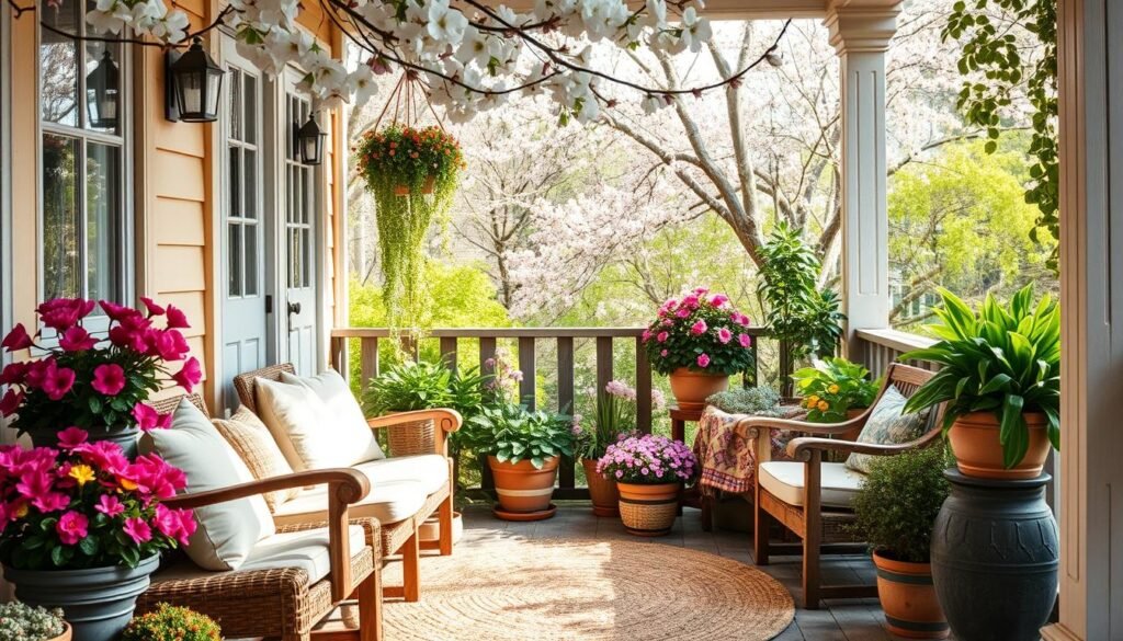 seasonal porch decor