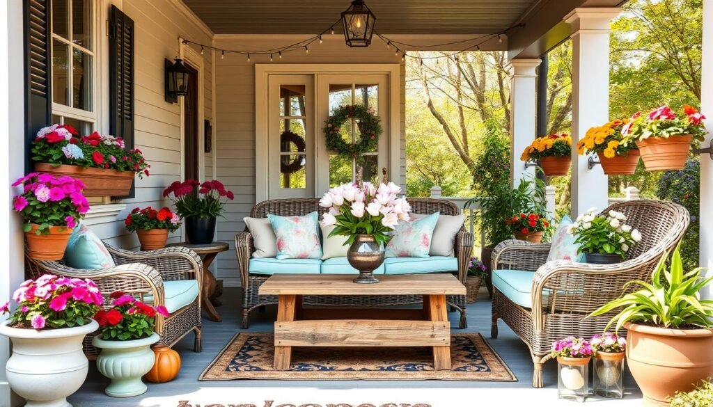 seasonal porch decor