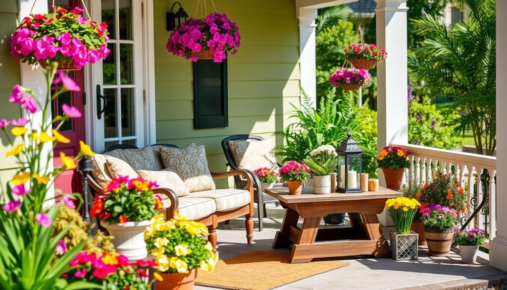 seasonal porch decor