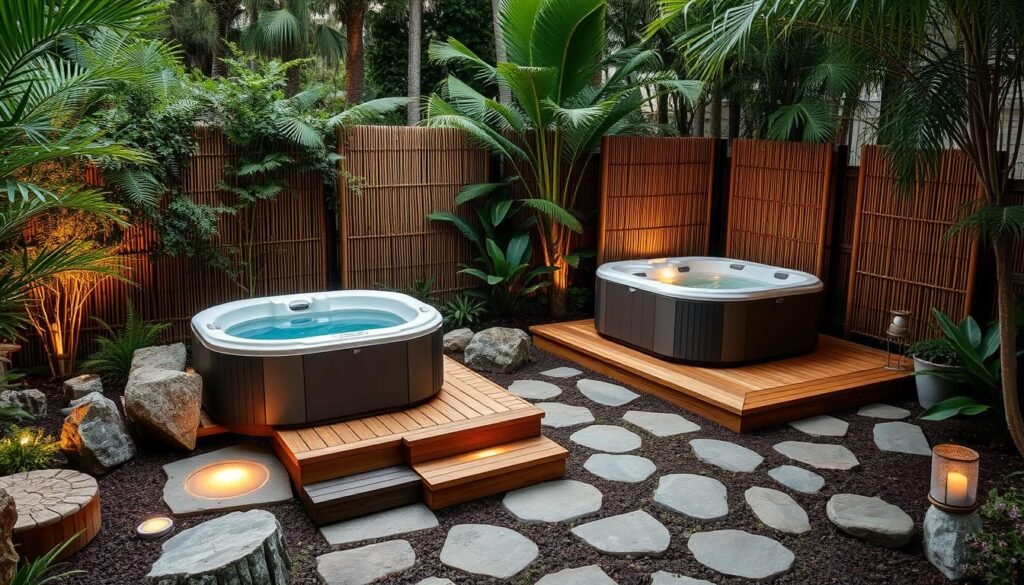 small hot tub designs