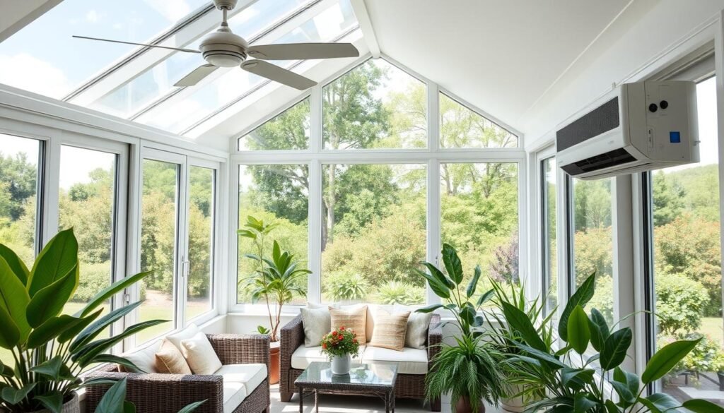 sunroom climate control