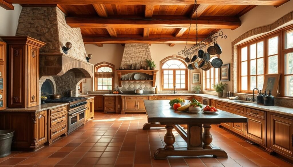 tuscan kitchen design