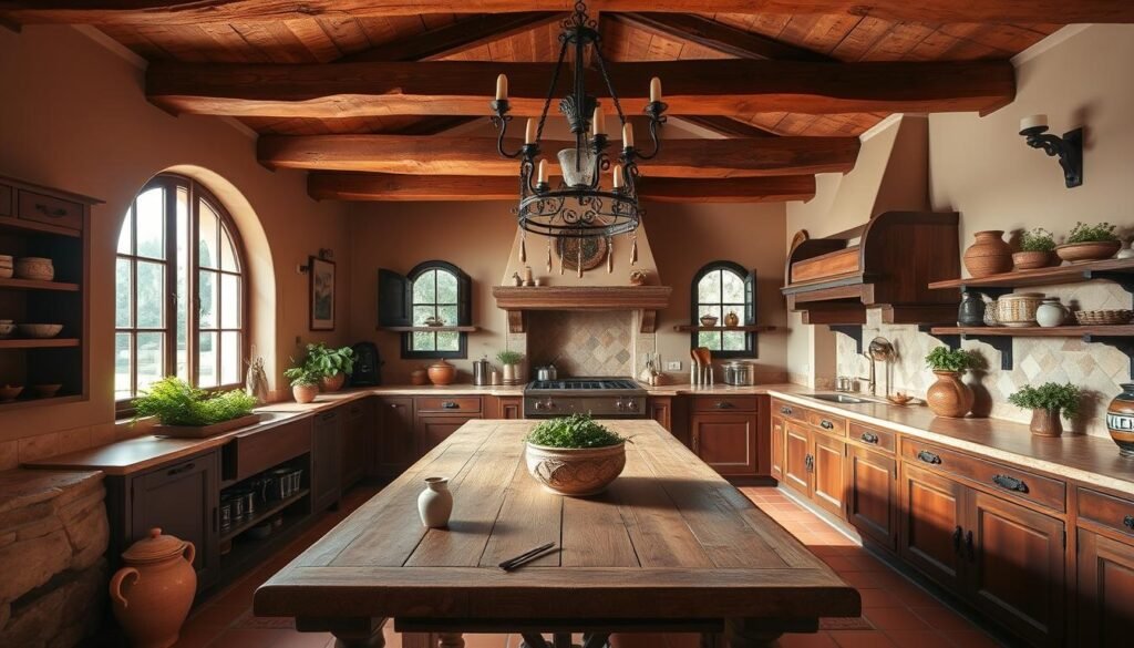 tuscan kitchen design