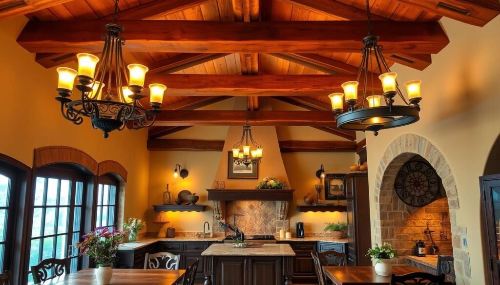 tuscan kitchen lighting