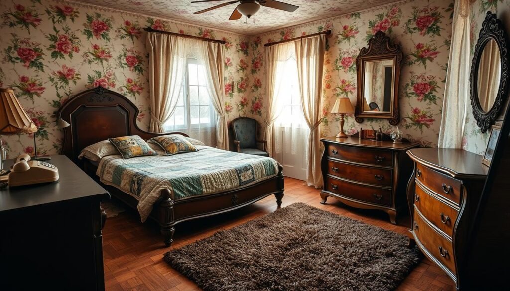 vintage bedroom design